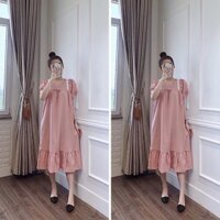 Đầm bầu dáng suông dài đẹp 45-70kg