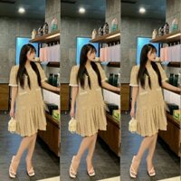 Đầm bầu dự tiệc siêu đẹp nhiều màu BDDA1757 Váy bầu thu đông công sở chất dạ