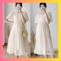 Đầm bầu thời trang thiết kế dự tiệc giá rẻ đẹp,váy bầu suông đuôi cá sang chảnh