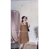 Đầm Bầu Thu Đông Tay Lỡ