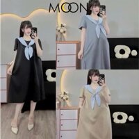ĐẦM BẦU TIỂU THƯ CỘC TAY MÙA HÈ CỔ KHĂN ĐIỆU ĐÀ CHẤT MỀM ĐẸP X258 VÁY THỜI TRANG XINH FREESIZE