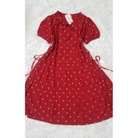 Đầm bầu tơ đũi họa tiết hoa nhí xinh xắn từ 50kg đến 70kg đổ lại