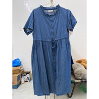 Đầm bầu vải jean