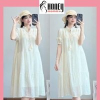 Đầm Bầu Váy Bầu Dáng Suông Thiết Kế Cổ Điển Vintage Dịu Dàng Nữ Tính Tiểu Thư Đi Chơi Dự Tiệc HD2518 Honey Mommy