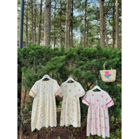 ĐẦM BÉ GÁI BABYDOLL Vintage XÔ MUSILIN