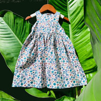 Đầm bé gái LALA chất thô cotton mềm mát