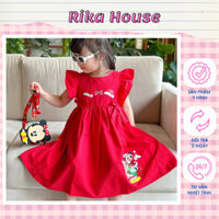 Đầm bé gái noel mickey cực dễ thương [100% y hình], size từ 10 đến 40 kg