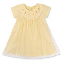 Đầm bé gái tùng lưới Animo TX1225042 (1-6Y,Vàng,TT01)