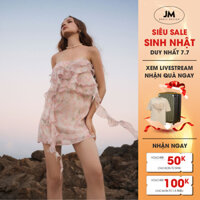 Đầm bèo ngắn suông 4 tầng 1R03.2403OG thiết kế bởi JM Dress Design