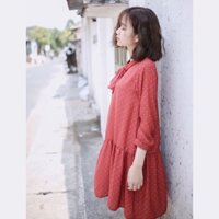 đầm bi cam cột nơ