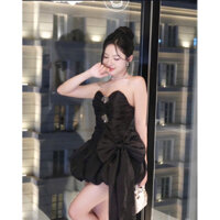 ĐẦM BÍ CÚP NGỰC NƠ KẾT LOGO KIỂU