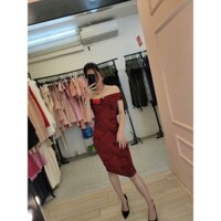 ĐẦM  BODY CAO CẤP K807 - Fleur Boutique (Hàng may thiết kế ,ảnh thật shop tự chụp)