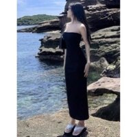Đầm body cúp ngực dáng dài có mút (LV192)