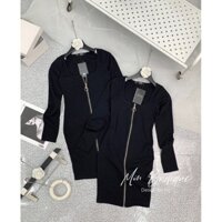 đầm body dây kéo