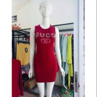 Đầm body đính đá Gucci