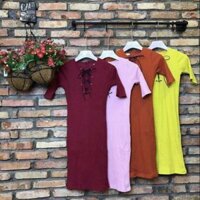 Đầm body đỏ đô