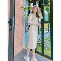 đầm body len