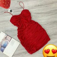 Đầm body nhúng 2 dây sexy