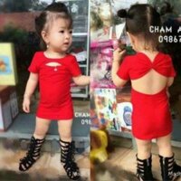 Đầm body nơ lưng