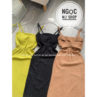 đầm body ôm 2s thiết kế cắt khoét phía sau sexy có mút