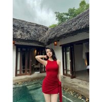 Đầm body ôm dáng ROSY vải thun ánh nhũ cao cấp 2 lớp sang trọng  - ENKA VIETNAM