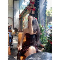 Đầm Body Ống Cúp Ngực Xoè