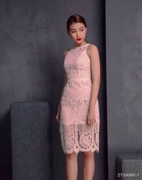 Đầm body ren hoa văn cao cấp sang trọng