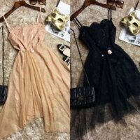 ĐẦM BODY REN PHỐI CHÂN VOAN RỜI