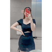 ĐẦM BODY RÚT DÂY KHOÉT EO GIÁ