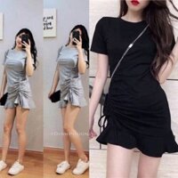 Đầm Body Sexy Rút Dây Len Tăm Chuẩn Hàng VNXK