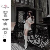 Đầm body trễ vai trang phục dự tiệc (MSP: LV040)
