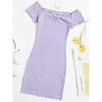 Đầm body trễ vai