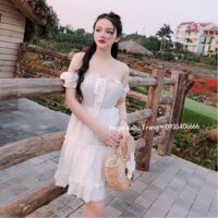 Đầm body trễ vai