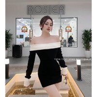 Đầm body trễ vai