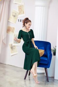 Đầm BODY Xanh Thăt Dây Nơ  ✨ Quý Phái