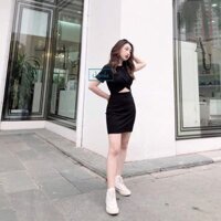 Đầm body xoắn eo