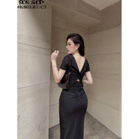 Đầm body xoắn eo