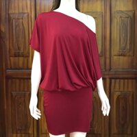 Đầm cánh dơi  trễ vai