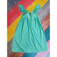 Đầm cánh tiên màu xanh ngọc