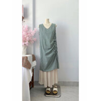 Đầm caro xanh lá (không kèm cv)