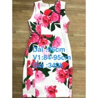 Đầm C*K hoa cẩm chướng