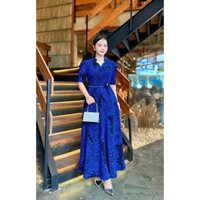 ĐẦM CỔ NỮ HOÀNG NHŨ KIM SA HOA MỚI NHẤT 2025