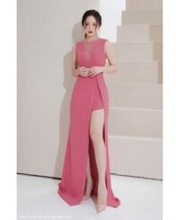 ĐẦM CỔ TIM SÂU LAI XẺ CAO CÓ QUẦN SHORT BÊN TRONG - 2356