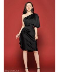 ĐẦM CỔ XÉO DÚN VAI XINH XẮN - 2408