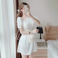 Đầm cổ yếm có mút ngực big size từ 50kg đến 90 kg