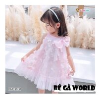 Đầm công chúa cánh bướm dễ thương cho bé gái