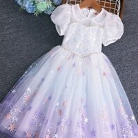 Đầm Công Chúa elsa Dáng Dài Thời Trang Mùa Hè Hàng Mới Dành Cho Bé Gái