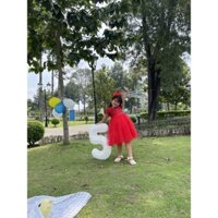 Đầm công chúa kim sa cao cấp mặc chup anh một lần thanh ly re