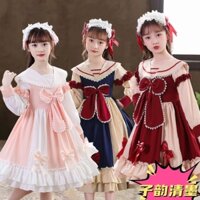 Đầm Công Chúa lolita Đáng Yêu Cho Bé Gái 10.30