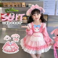 Đầm Công Chúa lolita Xinh Xắn Thời Trang Mùa Thu 2023 Cho Bé Gái